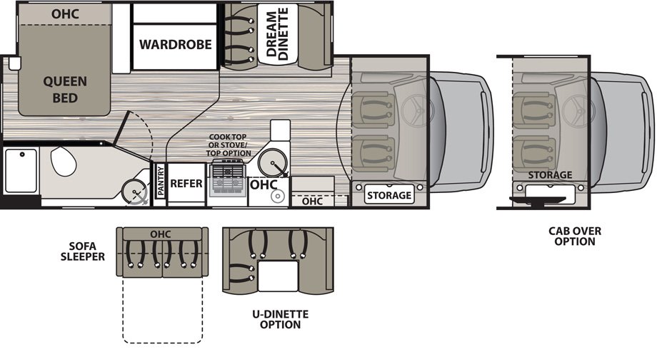 Thor Motor Coach Four Winds 24F vs Dynamax Isata 4 25FW à Laval